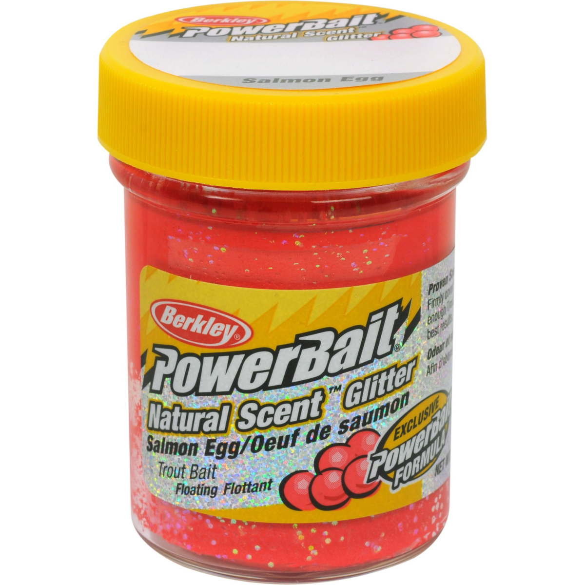 Photo of Berkley PowerBait Natural Glitter Trout Bait, Salmon Egg Scent for sale at United Tackle Shops.