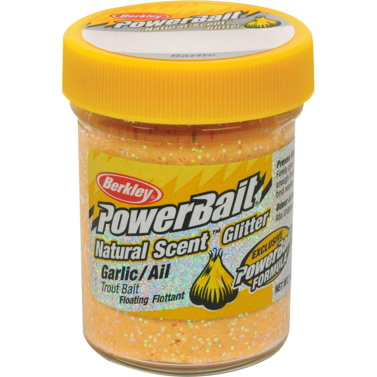Photo of Berkley PowerBait Natural Glitter Trout Bait, Garlic Scent for sale at United Tackle Shops.