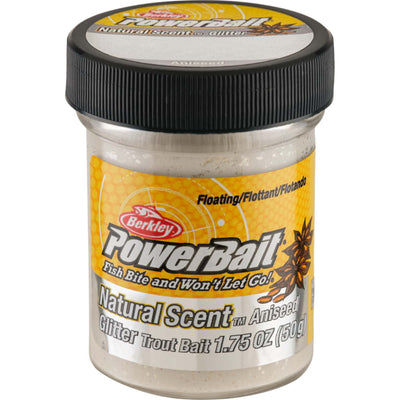 Photo of Berkley PowerBait Natural Glitter Trout Bait (Aniseed) for sale at United Tackle Shops.