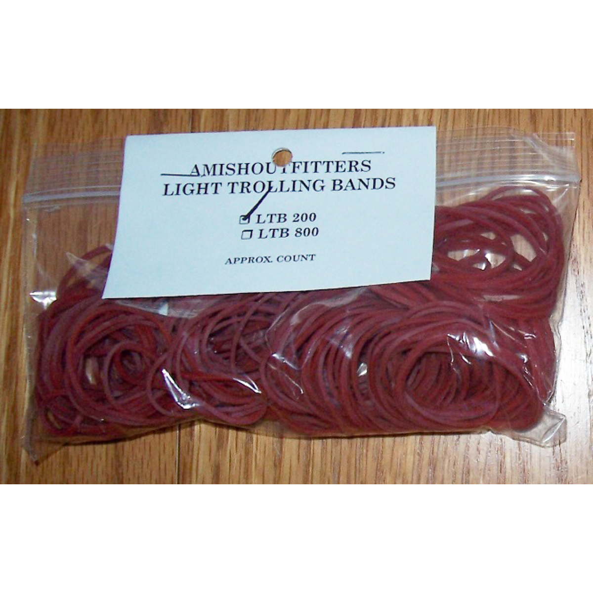 Photo of Amish Outfitters Red Rubber Bands for sale at United Tackle Shops.