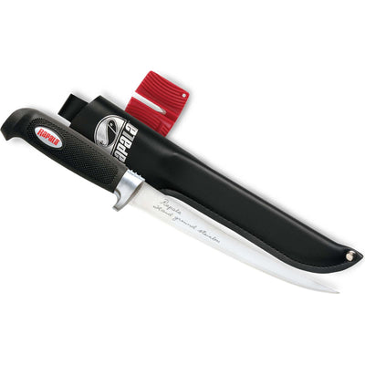 Photo of Rapala Soft Grip Fillet Knife with Sheath for sale at United Tackle Shops.